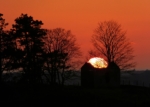 Sunset over Gopa Hill