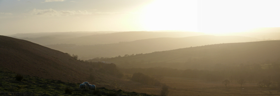 View from Cefn Drum