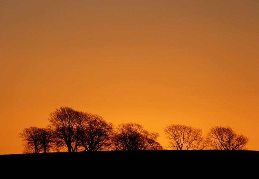 Sunrise from Cefn Drum