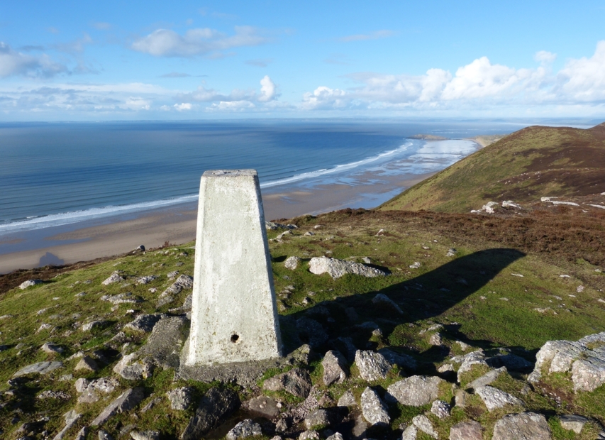 Rhossili Downs towards Burry Holms