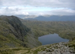 Stickle Tarn and Langdale Pikes