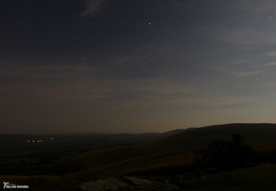 The Brecon Beacons at night