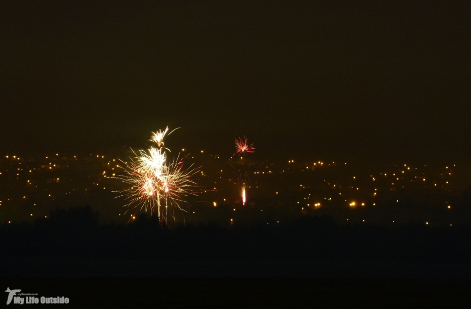 Fireworks from Penclawdd