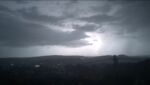 Lightning over South Wales