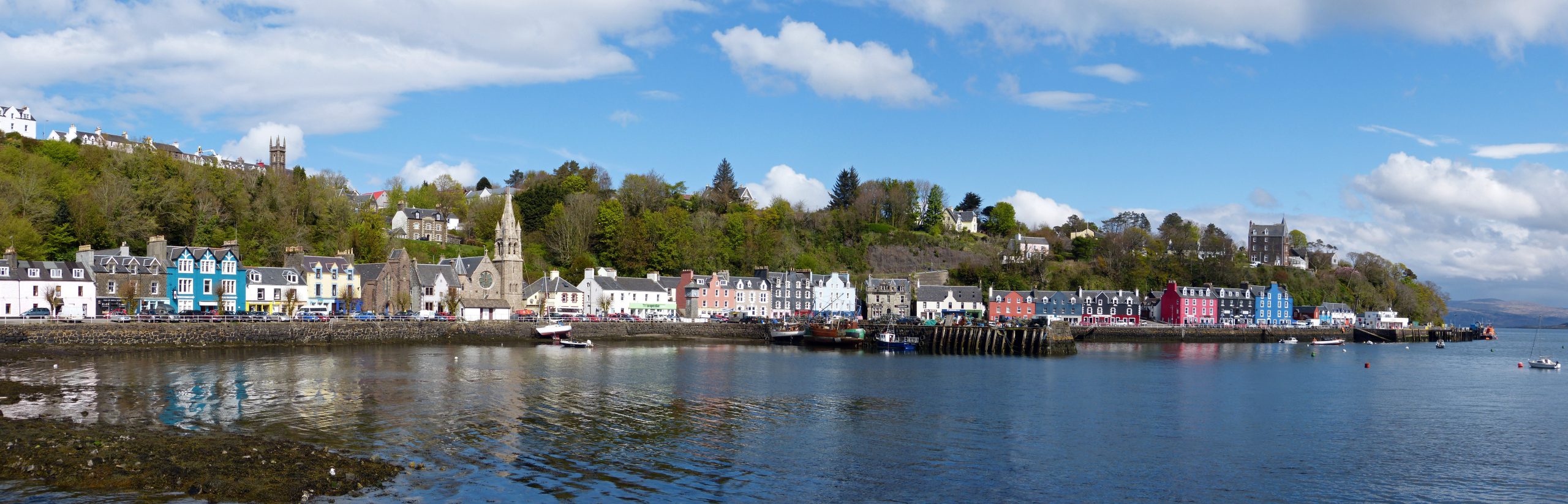 Tobermory Isle of Mull panorama shop